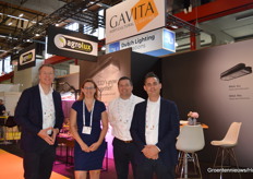 Nick Boelen, Naomi van der Linden, Eelco Abma and Mario Taal (Agrolux)